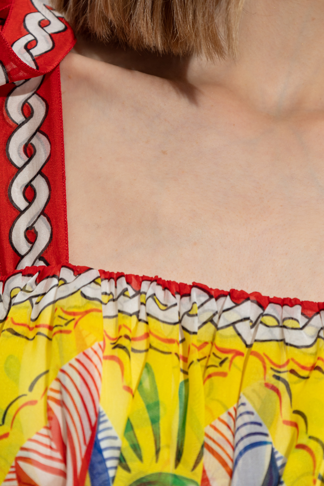 Dolce & Gabbana Dress with Carretto pattern | Women's